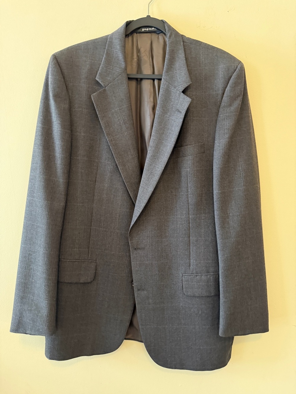 Vintage Burberrys Men’s Wool Sport Coat Blazer 2 Button Wide Lapel Made USA